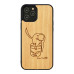 MAN&WOOD case for iPhone 12 Pro Max cat with red fish Mobiili ümbrised