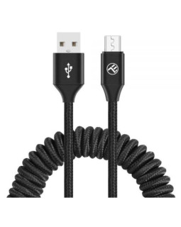 Tellur Data Cable Extendable USB to Micro USB 2A 1.8m Black
