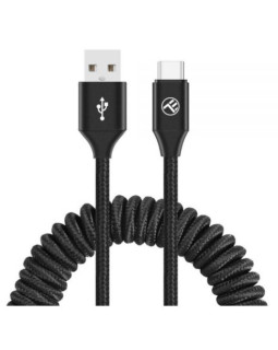 Tellur Data Cable Extendable USB to Type-C 3A 1.8m Black