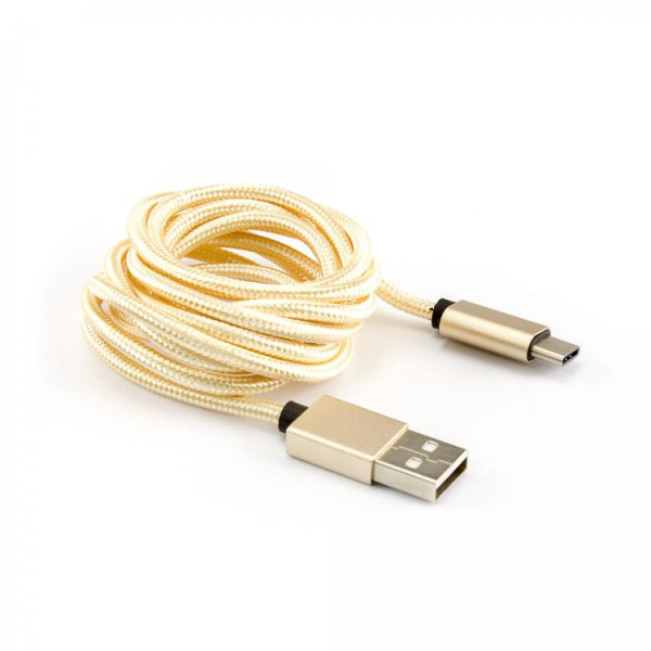 Sbox USB-TYPEC-15G USB->Type C M/M 1.5m fruity gold Muu