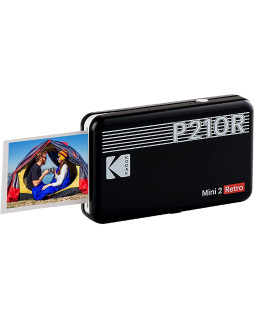 Kodak Mini 2 Retro Instant Photo Printer Black