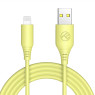 Tellur Silicone USB to Lightning Cable 3A 1m Yellow