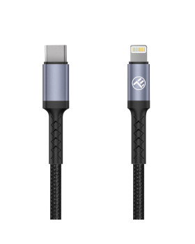 Tellur Lightning to Type-C Cable 3A PD30W 2m Nylon Black Tellur Lightning to Type-C Cable 3A PD30W 2m Nylon Black
