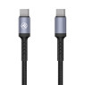 Tellur Type-C to Type-C Cable 3A PD60W 2m Nylon Black