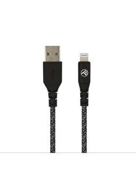 Tellur Green Data cable USB to Lightning 2.4A 1m nylon black