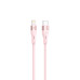 Tellur Silicone Type-C to Lightning cable PD30W 1m pink Muu