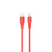 Tellur Silicone Type-C to Lightning cable PD30W 1m red Muu