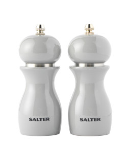 Salter 7613 GYXR Gloss Salt and Pepper Mills Grey