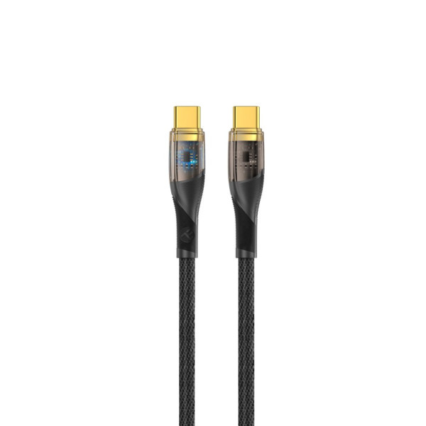 Tellur Data Cable Type-C to Type-C PD60W 100cm Black Muu