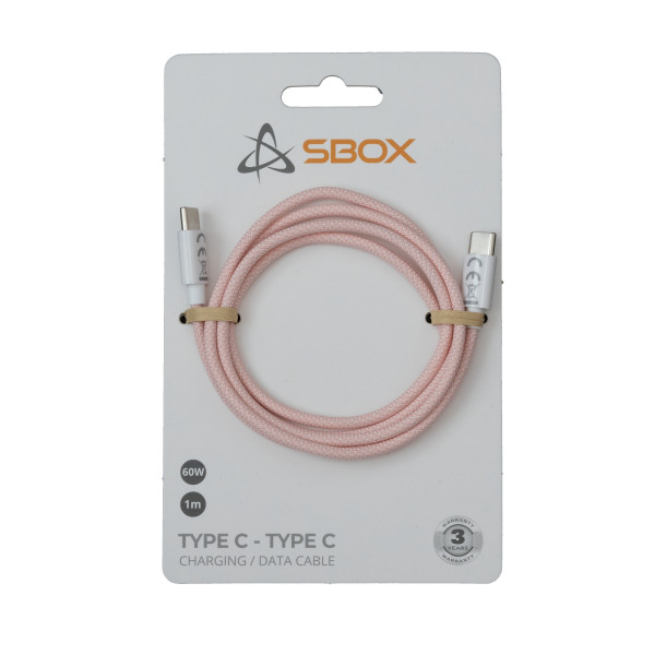 Sbox Type C - Type C M/M 1m pink TYPEC-1-P Muu