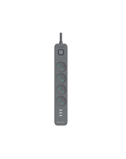 Tracer 47027 Power Line+ 1.5m (4 outlets +3x USB A, 5V 2,4A)