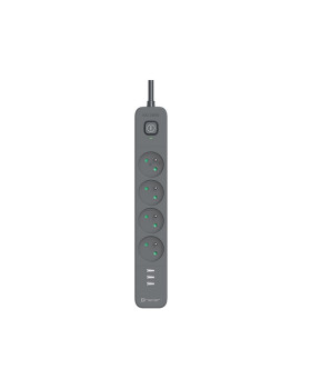 Tracer 47027 Power Line+ 1.5m (4 outlets +3x USB A, 5V 2,4A)