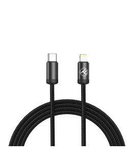 Tellur Minimalist USB-C to Lightning  Cable 3A 1m PD27W Black