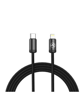 Tellur Minimalist USB-C to Lightning  Cable 3A 1m PD27W Black