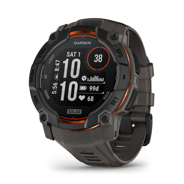 Garmin Instinct 3 50mm Solar Black Charcoal (010-02935-00)