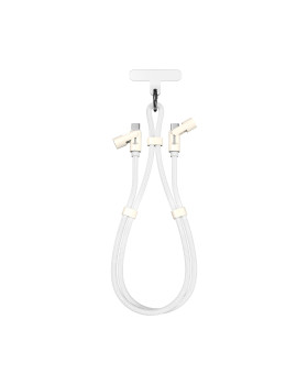 Sbox LANYARD WHITE Type-C -Type-C 1.5m White