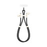 Sbox LANYARD BLACK Type-C -Type-C 1.5m Black