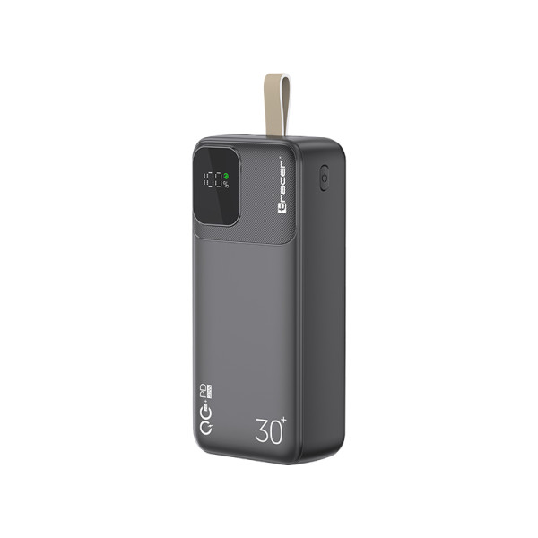 Tracer 47824 Prime-V3 30000mAh QC22.5W+PD20W Power Bank, Black Tracer 47824 Prime-V3 30000mAh QC22.5W+PD20W Power Bank, Black