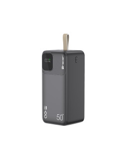 Tracer 47825 Prime-V5 50000mAh QC22.5W+PD20W Power Bank, Black