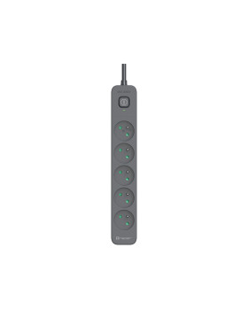 Tracer 47813 Super Line+ Graphite 1.5m (5 outlets )