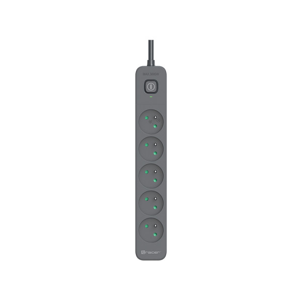 Tracer 47813 Super Line+ Graphite 1.5m (5 outlets )