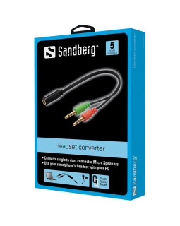 Sandberg 508-67 Headset Converter (mobile) > PC-foto2