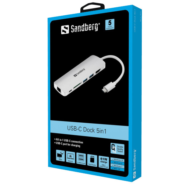 Sandberg 136-18 HUB USB Arvuti komponendid