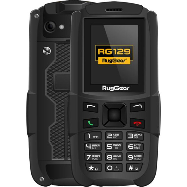 RugGear RG129 Dual black Nutitelefonid RugGear RG129 Dual black Nutitelefonid