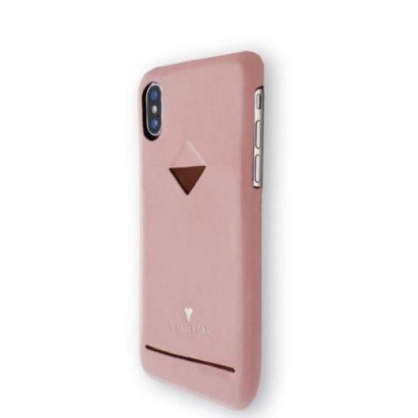 VixFox Card Slot Back Shell for Iphone XSMAX pink Mobiili ümbrised