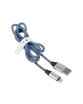 Tracer 46269 Lighting USB 2.0 Iphone AM 1m Black Blue-foto2