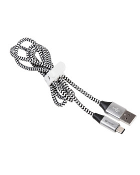 Tracer 46265 USB 2.0 Type C A Male 1m Black Silver-foto2