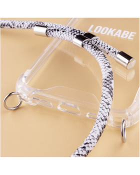 Lookabe Necklace Snake Edition iPhone X/Xs silver snake loo018-foto2