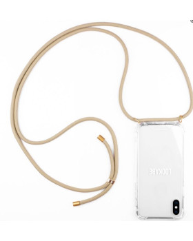 Lookabe Necklace iPhone Xs Max gold nude loo010-foto2