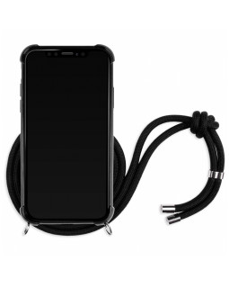 Lookabe Necklace Snake Edition iPhone Xr silver black loo024-foto2