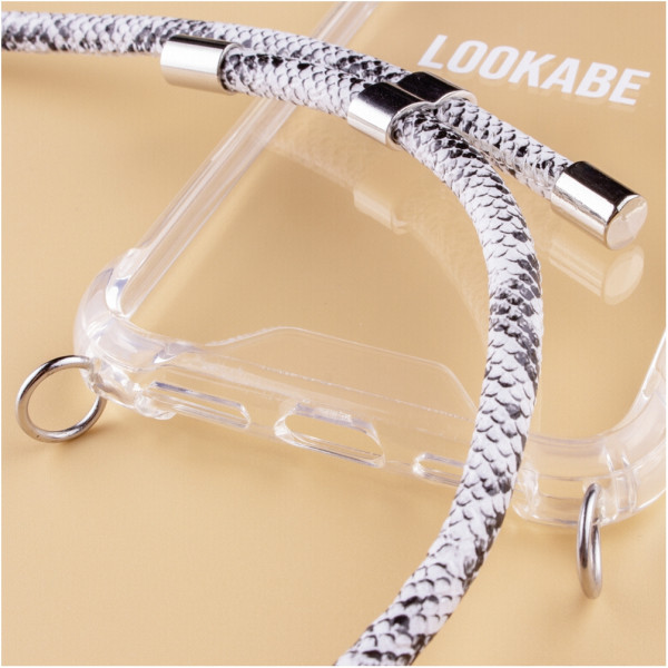 Lookabe Necklace Snake Edition iPhone Xr silver snake loo019 Mobiili ümbrised