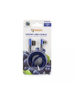 Sbox USB->Micro USB 90 M/M 1.5m USB-MICRO-90BL blueberry blue-foto2