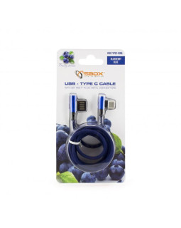 Sbox USB->Type-C 90 m/m 1.5m USB-TYPEC-90BL Blue-foto2