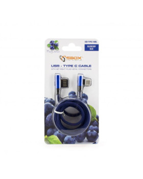 Sbox USB->Type-C 90 m/m 1.5m USB-TYPEC-90BL Blue-foto2
