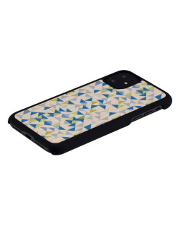 MAN&WOOD SmartPhone case iPhone 11 blue triangle black-foto2