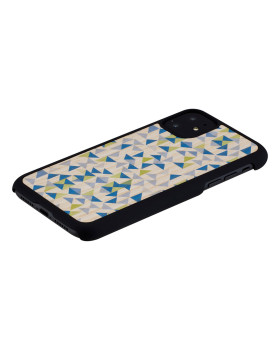 MAN&WOOD SmartPhone case iPhone 11 blue triangle black-foto2