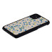 MAN&WOOD SmartPhone case iPhone 11 blue triangle black Mobiili ümbrised