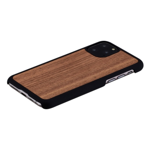 MAN&WOOD SmartPhone case iPhone 11 Pro black walnut black Mobiili ümbrised