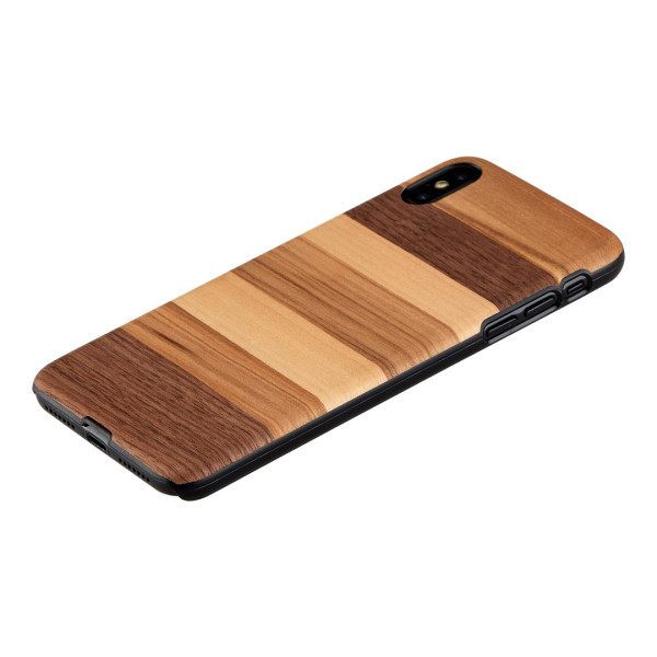 MAN&WOOD SmartPhone case iPhone XS Max sabbia black Mobiili ümbrised