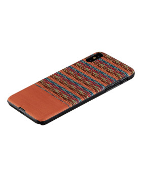 MAN&WOOD SmartPhone case iPhone XS Max browny check black-foto2