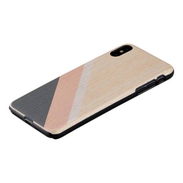 MAN&WOOD SmartPhone case iPhone XS Max pink suit black Mobiili ümbrised