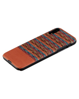 MAN&WOOD SmartPhone case iPhone XR browny check black-foto2