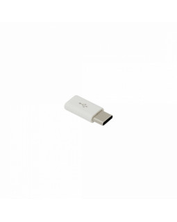 Sbox AD.USB-C W Micro USB 2.0 F. -> TYPE C M. White-foto2