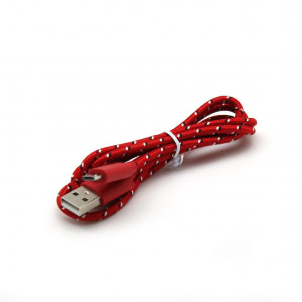 Sbox USB->Micro USB 1M USB-1031R red Muu