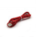 Sbox USB->Micro USB 1M USB-1031R red Muu