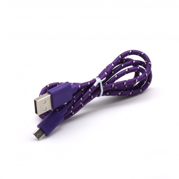 Sbox USB->Micro USB 1M USB-1031U purple Muu